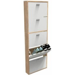 Meuble de Rangement a Chaussure 15 Paires Extra Fin - Armoire Etagere Grande Capacité pour Entree,