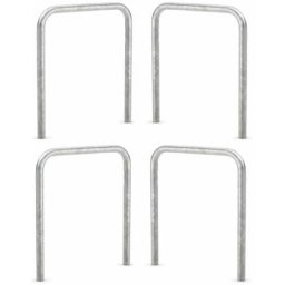 4x Arceau étrier de subdivision en u en acier zingué ø 5mm range cd dvd livres Division Etagère