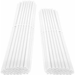 76x Couvre rayon roue avant arriere jante tube paille fendue 190mm 210mm vélo cyclomoteur moto
