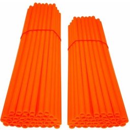 76x Couvre rayon roue avant arriere jante tube paille fendue 190mm 210mm vélo cyclomoteur moto