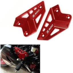 Repose-pieds de moto en aluminium pour Kawasaki Z900 2017-2022 (rouge)