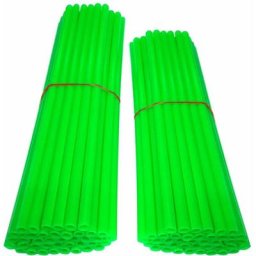 76x Couvre rayon roue avant arriere jante tube paille fendue 190mm 210mm vélo cyclomoteur moto