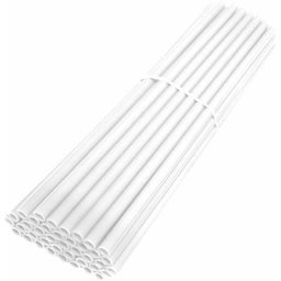 72x Couvre rayon roue avant arrière jante tube paille fendue 235 mm (21 pouces) accessoire tuning,