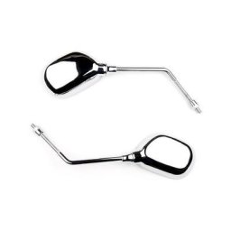 Paire de rétroviseurs universels pour Scooter - M8 - chrome