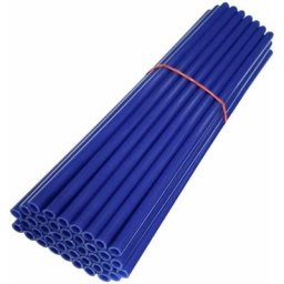 72x Couvre rayon roue avant arrière jante tube paille fendue 235 mm (21 pouces) accessoire tuning,