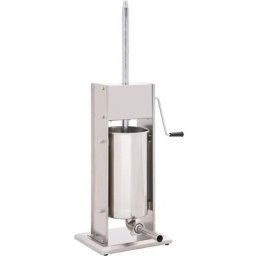 Vidaxl - Poussoir à saucisse manuel Argenté 15 l Acier inoxydable