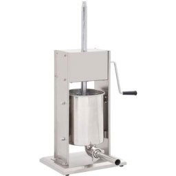 Vidaxl - Poussoir à saucisse manuel Argenté 10 l Acier inoxydable
