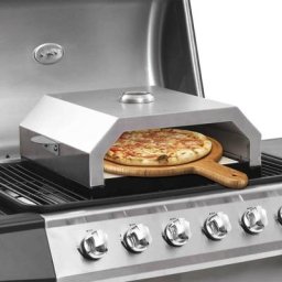 Hommoo Four a pizza avec pierre en ceramique pour barbecue au charbon