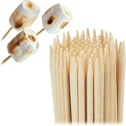 Wahaison - Piques Bois, Lot de 300, Bambou, brochettes Barbecue, 40 cm de Long, batonnets Barbe