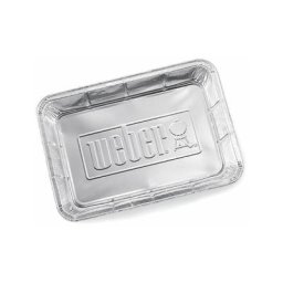 Lot de 10 Grandes Barquettes en Aluminium Weber 23 x 33 cm