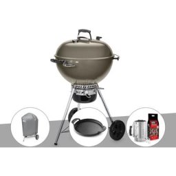 Barbecue à charbon Weber Master-Touch gbs C-5750 57 cm Smoke Grey avec housse, plancha et kit