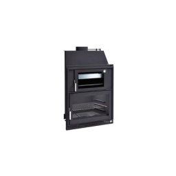 Barbecue charbon bois avec four et portes fm BH-180 hp à encastrer