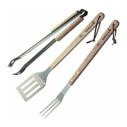 Barbecook - Set d'ustensiles 3 pièces pour barbecue EP20 - Marron