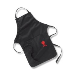 Tablier noir avec bouilloire rouge - Weber