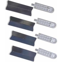 Lot de 4 brûleurs et 4 diffuseurs pour barbecue richelieu. d'artagnan et rochefort