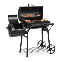 Beef Brisket Smoker Gril - Gril au Charbon de Bois/fumoir , Gril en Acier Inoxydable , thermomètre
