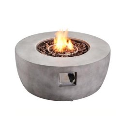 Braséro de jardin à gaz chauffage extérieur oxyde de magnésium housse de protection pierres de lave