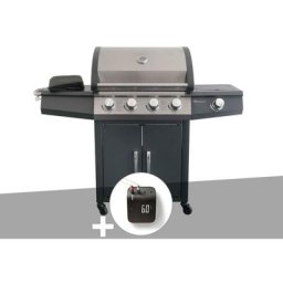 Barbecue à gaz Piretto + Weber Connect Smart Grilling Hub Jardideco Noir