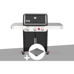 Barbecue à gaz Weber Genesis E-325S avec grille de saisie Crafted - Noir