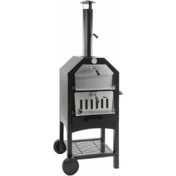 MaxxGarden Four à Pizza – Barbecue Fumoir – Charbon de Bois ou Pellets – 45 x 65 x 48 cm – Métal –