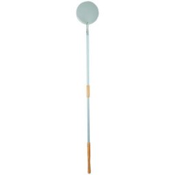 Pelle inox avec manche en bois 19 cm pour cuisine four a' pizza