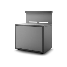 Support A Plancha (60/75/80) Acier Ferme Noir Et Gris Clair