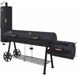 Barbecue au charbon de bois avec étagère inférieure Noir xxxl Vidaxl n/a