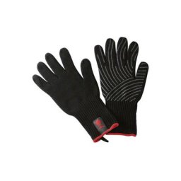 Weber - Paire de Gants spécial barbecue premium - Taille s-m - thermorésistants - Rouge
