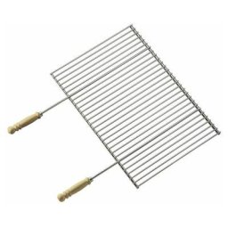Grille de barbecue professionnelle 70 x 40 cm - BARBECOOK - Argent