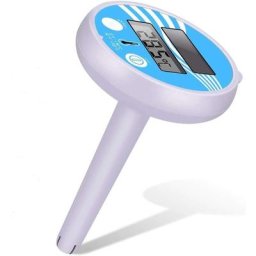 Thermomètre solaire de piscine numérique, thermomètre de piscine flottante, thermomètre de piscine