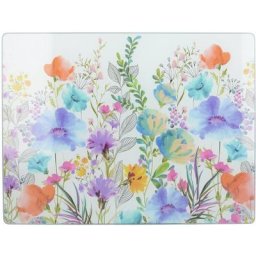 Protecteur de plan de travail en verre de, 40 x 30 cm, design deFleurs - Creative Tops