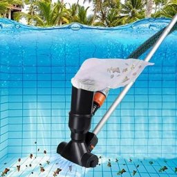 Tumalagia - Aspirateur de piscine portable Spa Fontaine Spa Aspirateur sous-marin Noir