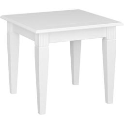 Venny Table basse 60x60 cm, blanc laqué. - Blanc