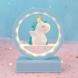Lumière de nuit led, boîte à musique licorne avec lumière led, lampe de table licorne pour cadeau