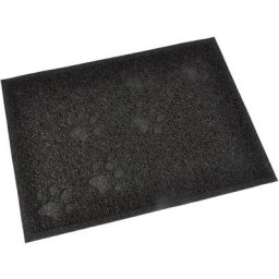 1001kdo Hygiene&beaute - Tapis antiderapant litiere ou repas 30 x 40 cm noir