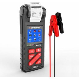 Konnwei KW720 Testeur de batterie de voiture avec imprimante intégrée 6V 12V 24V Testeur de charge