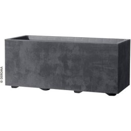 Vase boîte millenium 59X25X25 gris anthracite