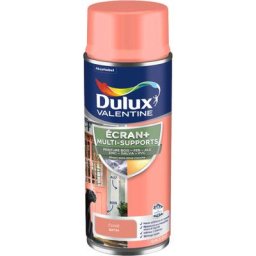 Ecran+ multi-supports exterieure - Peinture en Phase Aqueuse Éxtérieur - Satin Corail aérosol 400