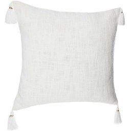 Atmosphera - Housse de coussin slun blanc 40X40 créateur d'intérieur - Blanc