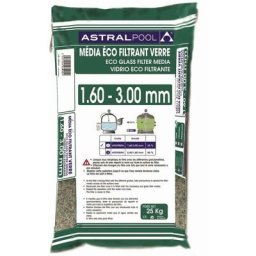 Verre éco filtrant 1.6 - 3 mm - 25 kg