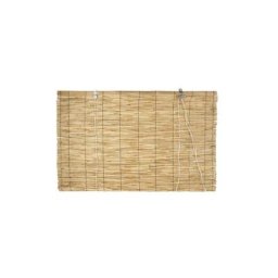 Volet roulant en bambou avec poulie 200x300 cm noue'e en nylon occultant d'ombrage