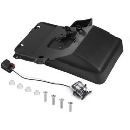 Support de support de plaque d'immatriculation arrière avec lumière pour Jeep Wrangler JK 07-16
