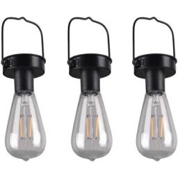 Trois suspensions extérieur led Campus - Noir