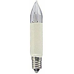 2 petites bougies droites 8 v, 3 w