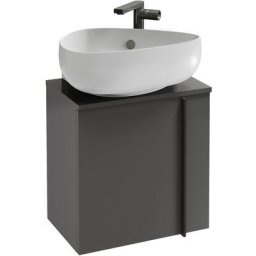 Jacob Delafon - Meuble wc Nouvelle Vague version gauche blanc brillant