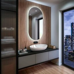 Miroir led Lumineux 50x150 cm de Salle de Bain Mural avec éclairage Blanc Froid 7000K T106 Artforma