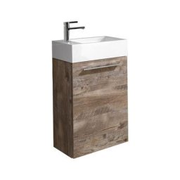 Meuble de salle de bain Madrid Nature Wood 40x22 cm Armoire de rangement Meuble lavabo evier