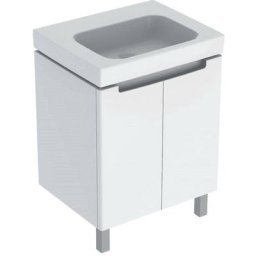 Kit de lavabo Geberit Bastia - Avec meuble bas - Largeur 60 cm - 2 portes - 099437ABLB4
