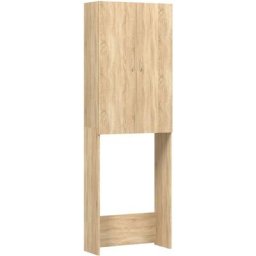 Meuble pour machine à laver Chêne sonoma 64x25,5x190 cm vidaXL - Chêne sonoma