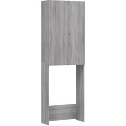 Meuble pour machine à laver Sonoma gris 64x25,5x190 cm vidaXL - Sonoma gris